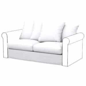 GRONLID 2er-Sitzelement Bettsofa Bezug