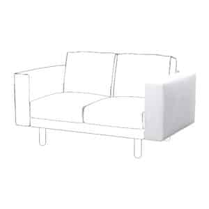 NORSBORG Armlehne Bezug