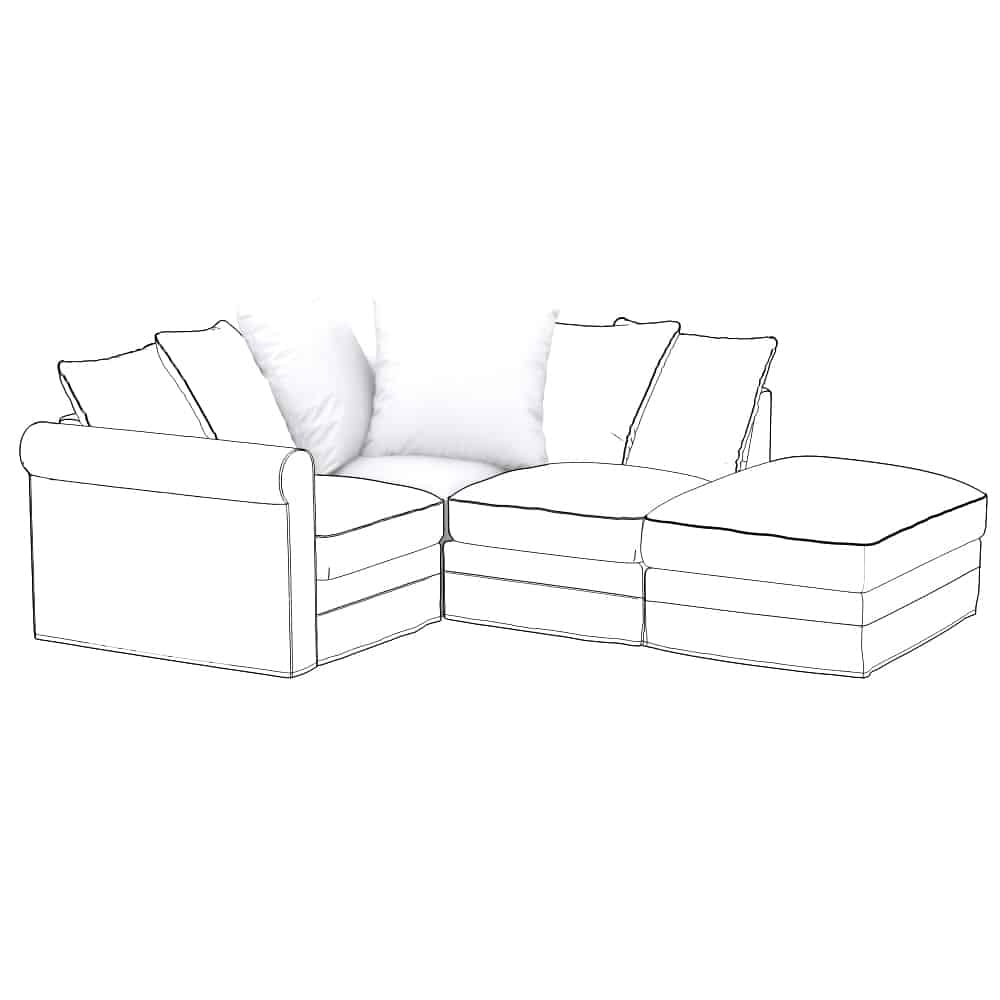 GRONLID Eckelementbezug